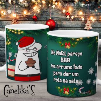 Comprar o produto de Caneca personalizada de Natal em Canecas em Lençóis Paulista, SP por Solutudo