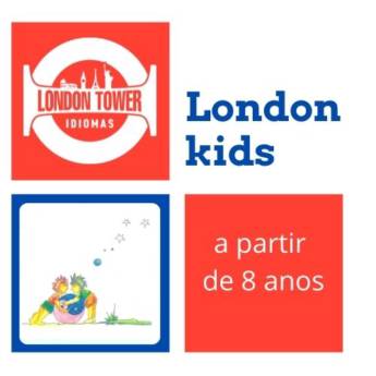 Comprar o produto de Aulas de inglês para crianças em Escolas de Idiomas pela empresa London Tower em Paranaguá, PR por Solutudo