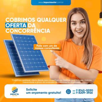 Comprar o produto de Empresa de Energia Solar em Energia Solar em Aparecida de Goiânia, GO por Solutudo