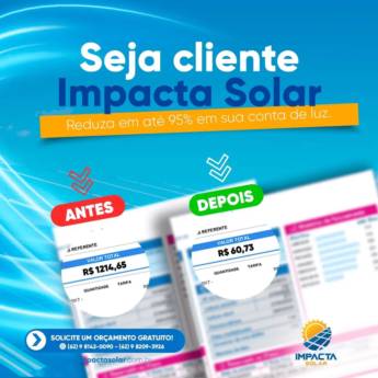 Comprar o produto de Instalação de Energia Solar em Energia Solar em Aparecida de Goiânia, GO por Solutudo