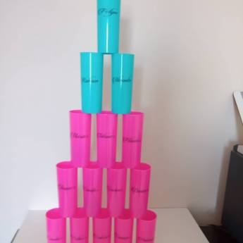 Comprar o produto de Copos de acrílico personalizados em Personalizados em Itupeva, SP por Solutudo