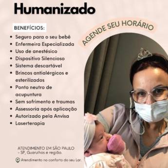 Comprar o produto de Furo Humanizado em Bebês em Guarulhos, SP por Solutudo