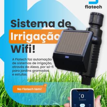 Comprar o produto de Sistema de irrigação wifi em Automações Residenciais, Prediais e Industriais em Uberaba, MG por Solutudo