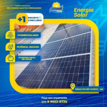 Comprar o produto de Energia Solar para Indústrias em Energia Solar em Ribas do Rio Pardo, MS por Solutudo