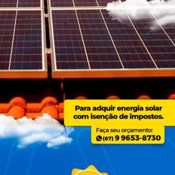 Comprar o produto de Especialista em Energia Solar em Energia Solar em São Gabriel do Oeste, MS por Solutudo