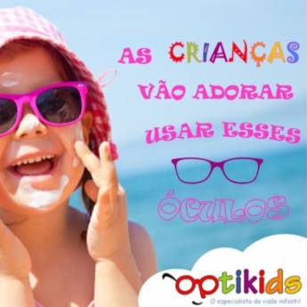 Comprar o produto de Óculos Solar Infantil em Lentes Opticas Especiais em São Paulo, SP por Solutudo