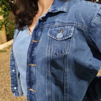 Comprar o produto de Jaqueta Jeans Feminina em Roupas Femininas em Hortolândia, SP por Solutudo
