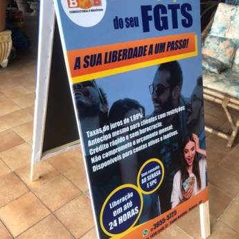 Comprar o produto de Cavalete em Gráficas e Impressão em São Caetano do Sul, SP por Solutudo