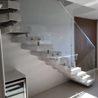 Comprar o produto de Corrimão em vidro em Vidraçarias em Florianópolis, SC por Solutudo