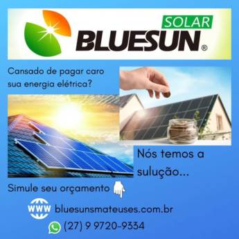 Comprar produto Energia Solar para Indústrias em Energia Solar pela empresa VSP Energia Solar em Marechal Floriano, ES