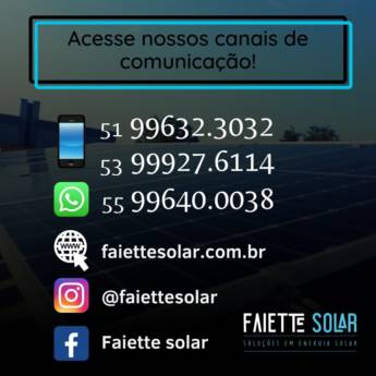 Comprar o produto de Especialista em Energia Solar em Energia Solar em Guaíba, RS por Solutudo