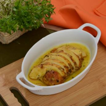 Comprar o produto de Filé de frango com mostarda e mel em Frango em Bauru, SP por Solutudo