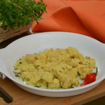 Comprar o produto de Iscas de frango ao molho mostarda em Frango em Bauru, SP por Solutudo