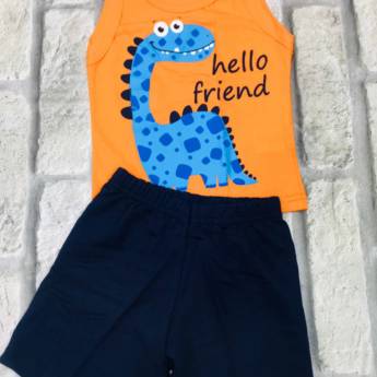 Comprar o produto de Conjunto infantil com regata em Conjuntos Infantis em Foz do Iguaçu, PR por Solutudo