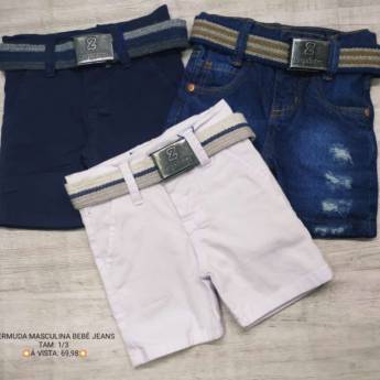 Comprar o produto de Bermuda para menino em Moda Infantil em Foz do Iguaçu, PR por Solutudo