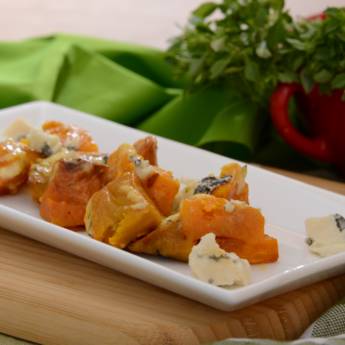 Comprar o produto de Abóbora com creme de gorgonzola em Acompanhamentos em Bauru, SP por Solutudo