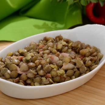 Comprar o produto de Lentilhas com bacon em Acompanhamentos em Bauru, SP por Solutudo