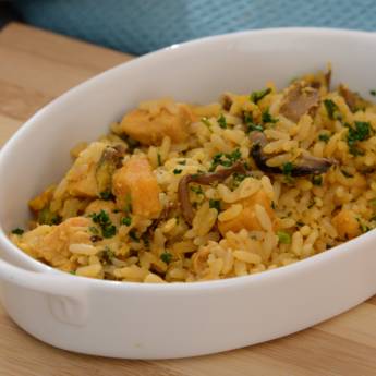 Comprar o produto de Risoto de abóbora com carne seca em Arrozes e risotos em Bauru, SP por Solutudo