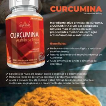 Comprar o produto de Curcumina em Produtos Naturais em Salvador, BA por Solutudo