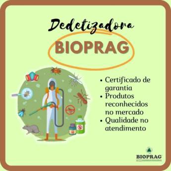 Comprar o produto de Dedetizadora em São Manuel  em Dedetizadoras pela empresa Dedetizadora Bioprag em São Manuel, SP por Solutudo