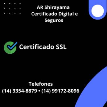 Comprar o produto de Certificado SSL em Certificação Digital em Botucatu, SP por Solutudo