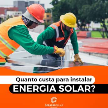 Comprar o produto de Instalação de placa solar em Energia Solar em Lajeado, RS por Solutudo