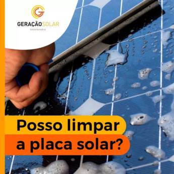 Comprar o produto de Limpeza de Placa Solar em Energia Solar em Lajeado, RS por Solutudo
