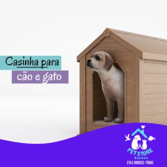 Comprar o produto de Casinha para gato e cachorro em Pet Shop em Avaré, SP por Solutudo