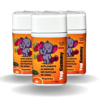 Comprar o produto de Topgummy - Kids Vitamínico TopNew em Bauru em Suplementos Alimentares em Bauru, SP por Solutudo