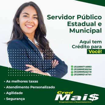 Comprar o produto de Crédito consignado para servidor público municipal  em Financeiras - Empréstimos em Santa Vitória do Palmar, RS por Solutudo