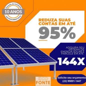 Comprar o produto de Financiamento de energia solar em Energia Solar em Nova Friburgo, RJ por Solutudo