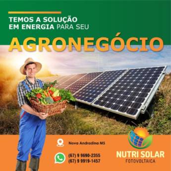 Comprar o produto de Energia solar para agronegócio em Energia Solar em Nova Andradina, MS por Solutudo