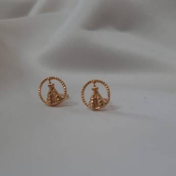 Comprar o produto de Brinco terceiro furo Nossa Senhora em Brincos em Bauru, SP por Solutudo