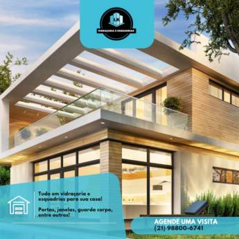 Comprar o produto de Vidraçaria e esquadaria em São Gonçalo em Vidraçarias em São Gonçalo, RJ por Solutudo