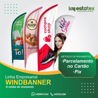 Comprar o produto de Wind banner em Wind Banner em Foz do Iguaçu, PR por Solutudo