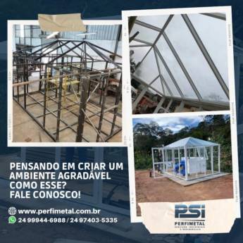 Comprar o produto de Estrutura metalica em Estruturas Metálicas em Porto Real, RJ por Solutudo