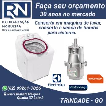 Comprar o produto de Conserto de máquina de lavar em Assistência Técnica para Eletrônicos - Eletrodomésticos em Trindade, GO por Solutudo