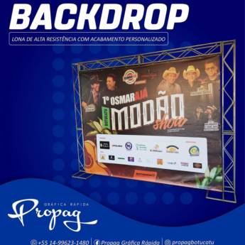 Comprar o produto de Backdrop em Gráficas em Botucatu, SP por Solutudo