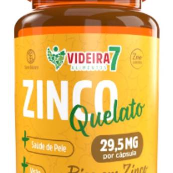 Comprar o produto de Zinco Quelato em Vitaminas e Minerais pela empresa Viva Natural - Produtos Naturais em Foz do Iguaçu, PR por Solutudo
