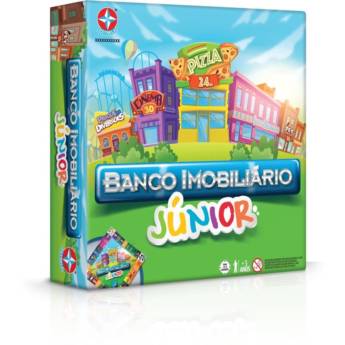 Comprar o produto de JOGO DE TABULEIRO BANCO IMOBILIÁRIO JÚNIOR em Jogos de Tabuleiro em Botucatu, SP por Solutudo