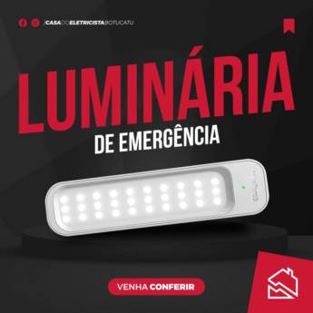 Comprar o produto de Luminária de Emergência em Eletricistas em Botucatu, SP por Solutudo