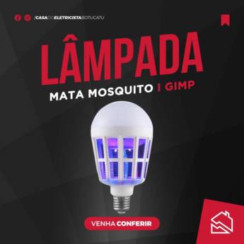 Comprar o produto de Lâmpada Mata Mosquito em Eletricistas em Botucatu, SP por Solutudo