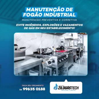 Comprar produto Manutenção de Fogão Industrial em Ferramentas - Utilidades pela empresa Zilogástech Serviços em Botucatu, SP