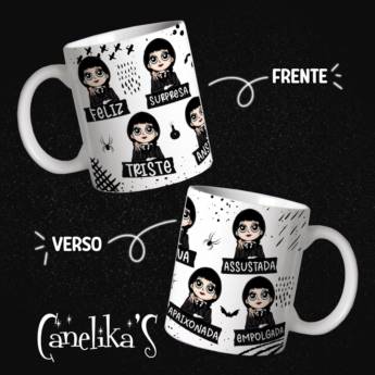 Comprar o produto de Canecas Personalizadas da Wandinha em Canecas Personalizadas em Lençóis Paulista, SP por Solutudo