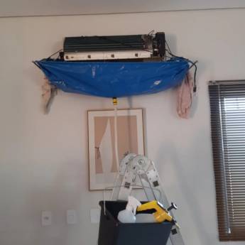 Comprar o produto de Limpeza de ar condicionado em Ar Condicionado em Dumont, SP por Solutudo