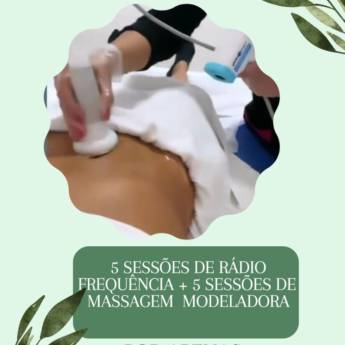 Comprar o produto de 5 Sessões de Rádio Frequência + 5 Sessões de Massagem Modeladora em Ofertas em Atibaia, SP por Solutudo