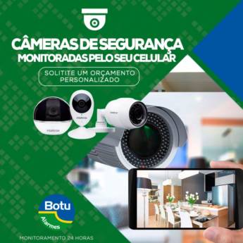 Comprar o produto de Câmera de Segurança com Monitoramento em Segurança e Monitoramento em Botucatu, SP por Solutudo