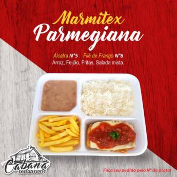 Comprar o produto de Marmitex Parmegiana em Cozinha Industrial | Restaurante em Botucatu, SP por Solutudo