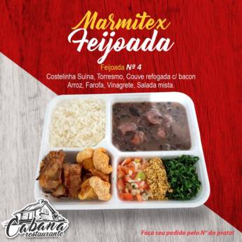 Comprar o produto de Marmitex Feijoada em Cozinha Industrial | Restaurante em Botucatu, SP por Solutudo