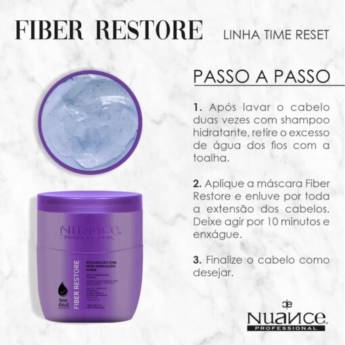 Comprar o produto de Fiber Restore Restauração - Máscara de Restauração Capilar com Nutri-Hidratação Power em Máscaras em Bauru, SP por Solutudo